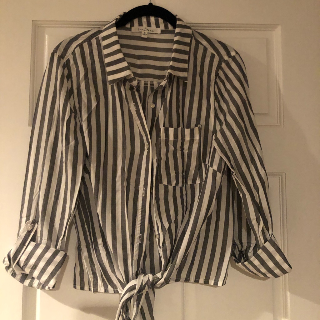 Striped Button-Up